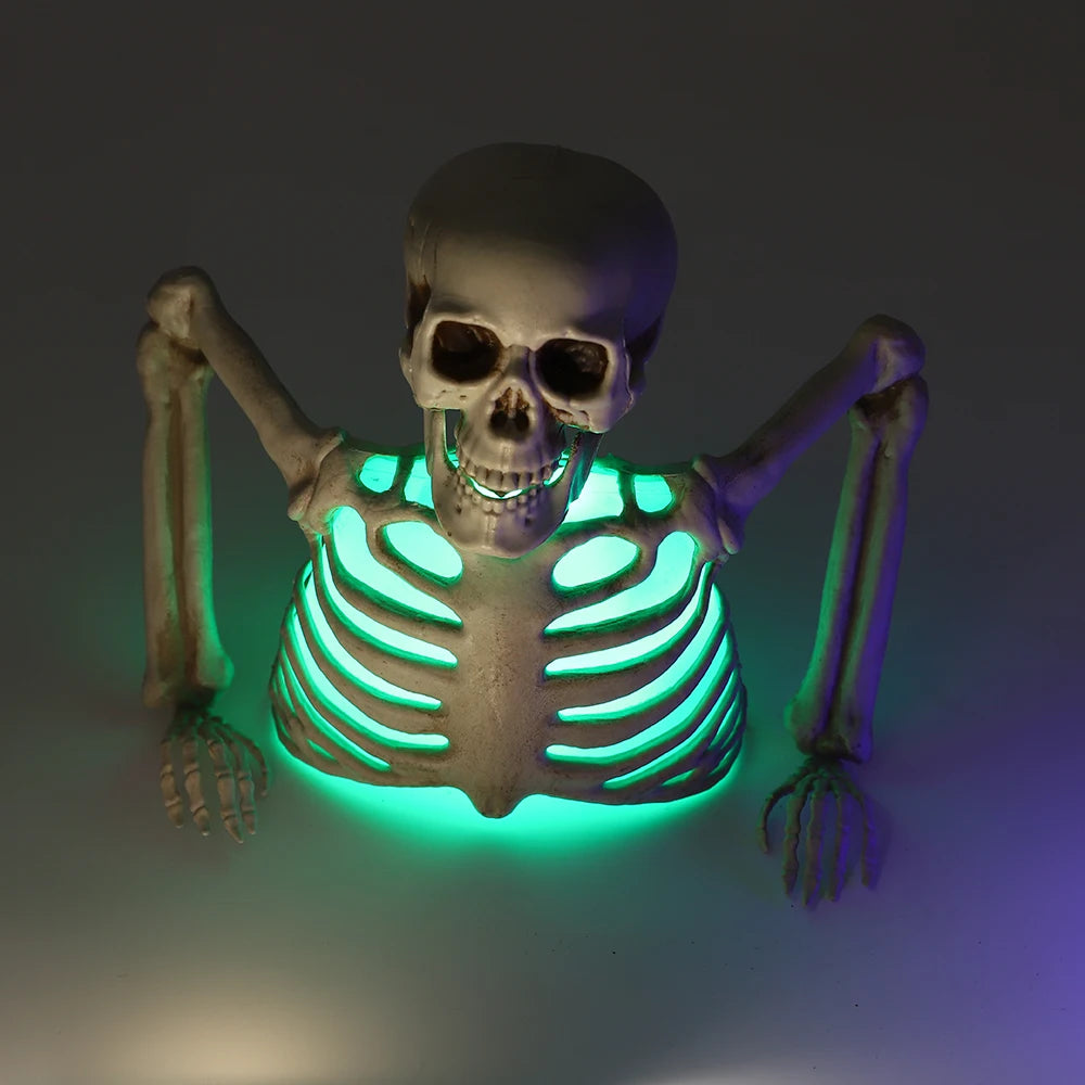 Glowing Skull Skeleton