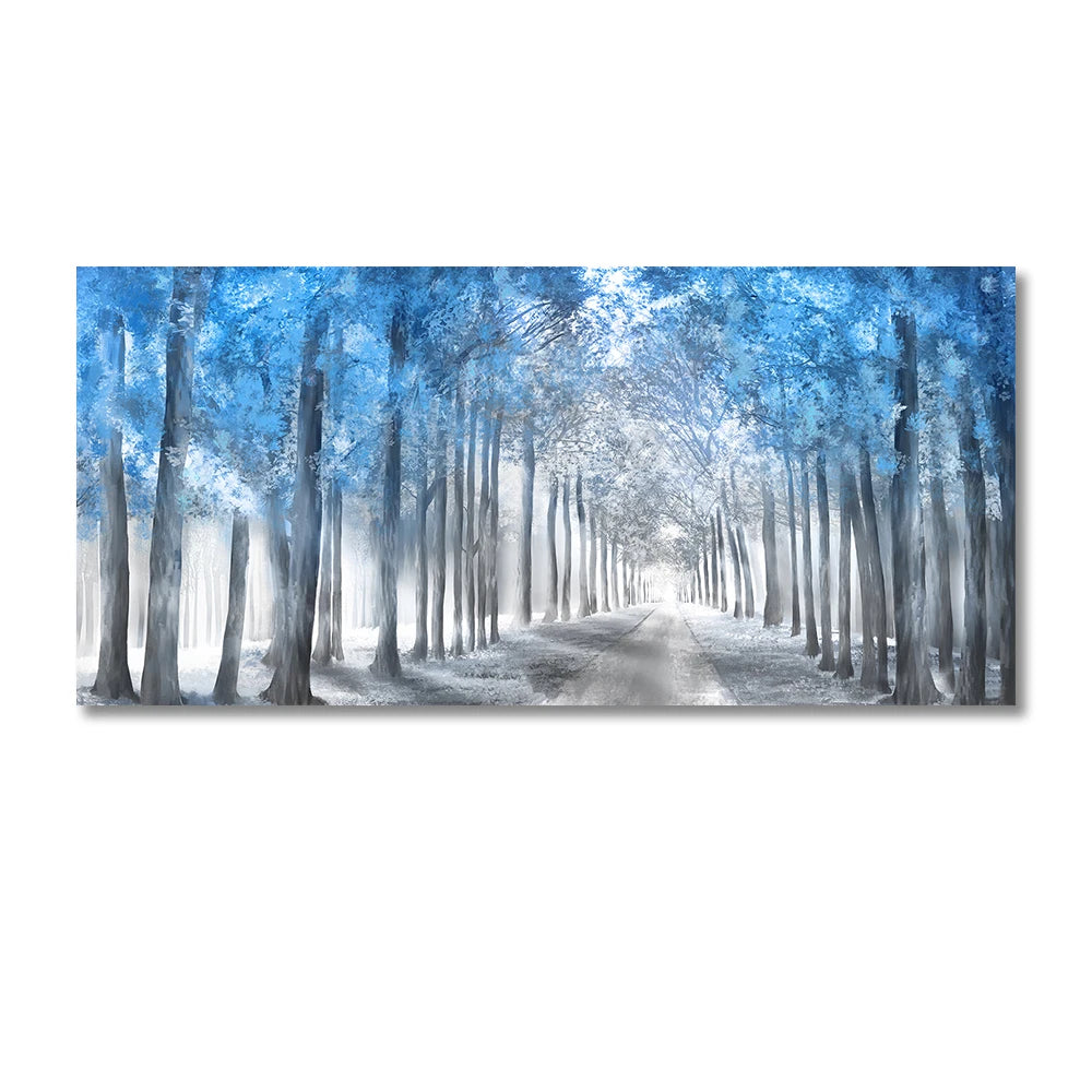 Morning Mist & Sunlight Forest Print
